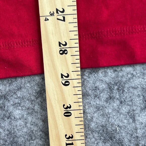 2 Roundtree & Yorke Mens XL Red & Orange Short Sleeve Cotton Sleepwear Henley - Picture 7 of 14